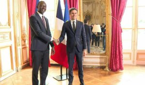 Gabriel Attal reçoit le Premier ministre tchadien Succès Masra