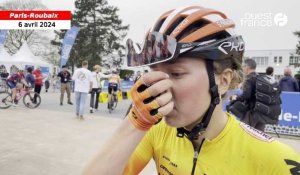 VIDÉO. « Je voulais aller au bout » La benjamine de Paris-Roubaix, Elyne Roussel raconte