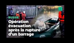 En Russie, des milliers de personnes et d’animaux ont été évacués en urgence d'une zone inondée