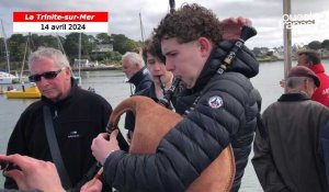 VIDÉO. Cap Martinique : Un p’tit coup de cornemuse pour accompagner le départ des bateaux 