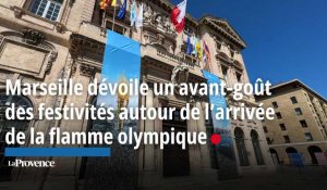 Marseille dévoile un avant-goût des festivités autour de l’arrivée de la flamme olympique