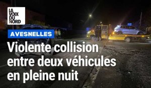 Violente collision entre deux véhicules à Avesnelles