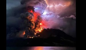 VIDÉO. Éruption en Indonésie : les autorités ordonnent l'évacuation de 11 000 personnes