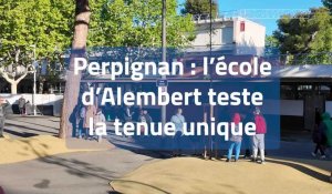 Perpignan : l'école d'Alembert teste la tenue unique