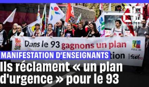 Les enseignants de Seine-Saint-Denis manifestent au Trocadéro pour « un plan d'urgence »