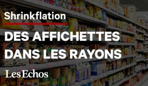 Shrinkflation : les supermarchés bientôt contraints de mettre des affichettes en rayon