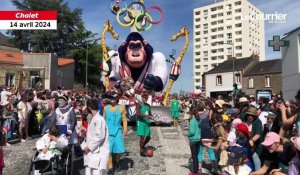 VIDÉO. Le clin d’œil aux Jeux olympiques du carnaval de Cholet