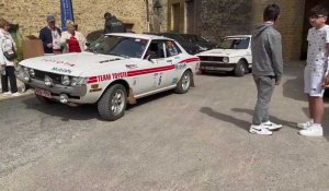 Arrivée royale de l’Ardennes Classic Rallye à Sedan