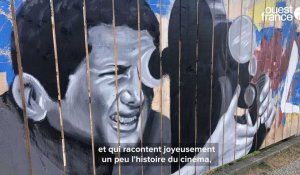 VIDEO. Claude Lelouch inaugure une fresque de street art à Trouville-sur-Mer 