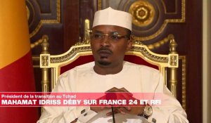 Déby, président de la transition au Tchad : "Je ne ferai pas plus de deux mandats successifs"