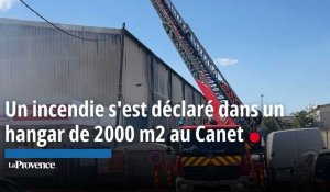 Un incendie s'est déclaré dans un hangar de 2000 m2 au Canet