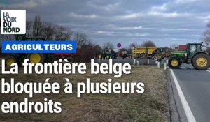 La frontière belge bloquée par les agriculteurs