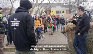 VIDEO. Des agriculteurs du Finistère se réunissent pour réclamer les aides financières après Ciaran