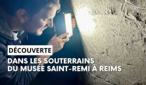 Dans les souterrains du musée Saint-Remi à Reims