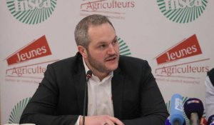 Le président des Jeunes agriculteurs appelle à suspendre les blocages