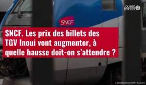 VIDÉO. SNCF. Les prix des billets des TGV Inoui vont augmenter, à quelle hausse doit-on s’