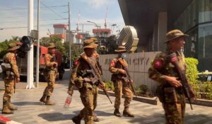 Trois ans du coup d'Etat en Birmanie: rues désertes et forte présence militaire à Rangoun