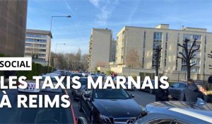 Les taxis de la Marne manifestent à Reims