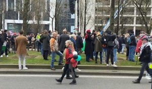 Plus d'un millier de personnes à Bruxelles pour réclamer un cessez-le-feu à Gaza