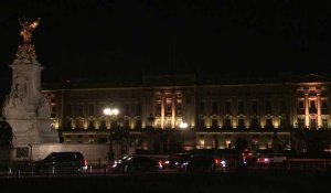 Images du palais de Buckingham après l'annonce du cancer de la princesse Kate
