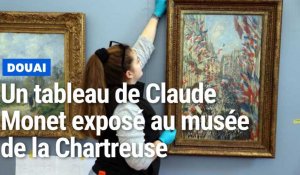 La tableau "La rue Montorgueil" de Claude Monet est arrivé à Douai