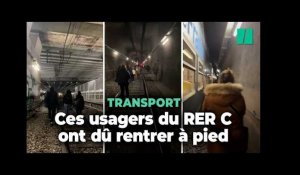 Bloqués pendant deux heures dans la RER, ils sont rentrés à pied