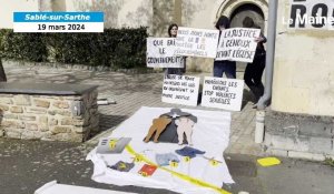 VIDÉO. Pédocriminalité : action à Solesmes contre un ex-évêque, une perquisition réclamée à l'abbaye