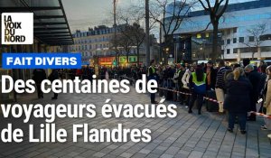 Colis suspect à Lille Flandres : la gare totalement évacuée 