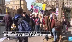 France : le traité Ceta rejeté par les sénateurs dans un hémicycle enflammé