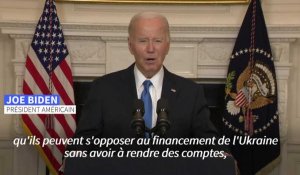 Biden exhorte les républicains à aider l'Ukraine et à se détacher de Trump