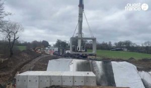 VIDEO. Dans la Manche, le chantier s'accélère pour refaire un pont sur l'axe Saint-Lô - Coutances