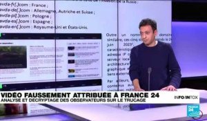 Info Intox : vidéo faussement attribuée à France 24