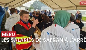Méru : les salariés de Safran à l'arrêt
