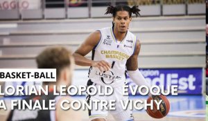 Champagne Basket - Vichy : avant-match de la finale de la Leaders Cup avec Florian Leopold