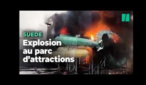 En Suède, un incendie ravage le plus grand parc d’attractions du pays