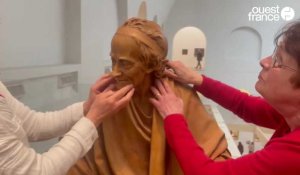 VIDEO. Hoëlle, non voyante, découvre l'exposition « Prière de toucher ! » au musée d'arts de Nantes