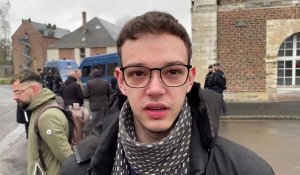 Arras : Matéo, du lycée Gambetta, assiste à la cérémonie d’hommage aux victimes du terrorisme