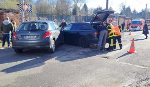 Bienvillers-au-Bois : trois blessés, dont un enfant, dans une collision