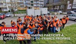 Le collège La Providence d'Amiens partice à l'opération Hauts-de-France propres
