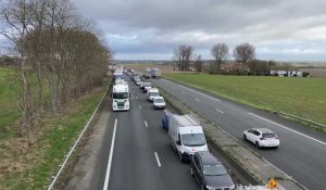 Un accident sur l'A25 à hauteur de Quaëdypre provoque des bouchons sur l'axe et les réseaux secondaires