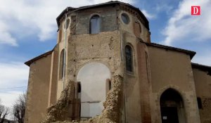  Un an après l'effondrement de la tour Saint-Victor, où en sont les travaux de l'église de Saramon ?