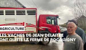 Les vaches de Jean Delaitre ont quitté la ferme de Rocquigny