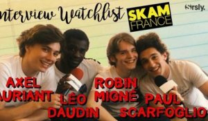 SKAM France : La Watchlist de Axel Auriant, Léo Daudin, Robin Migné et Paul Scarfoglio