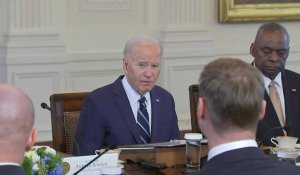 La Russie "ne s'arrêtera pas à l'Ukraine", avertit Biden
