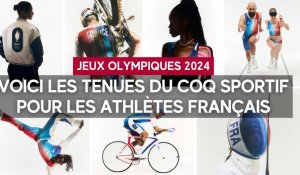 Les images des nouvelles tenues du Coq sportif pour les athlètes français aux Jeux olympiques