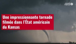 VIDÉO. Une impressionnante tornade filmée dans l’État américain du Kansas