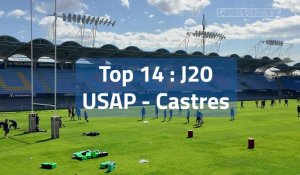 Top 14 présentattion USAP - Castres Hugo
