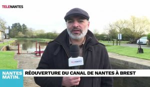 JT du Vendredi 29 mars : la réouverture du canal de Nantes à Brest