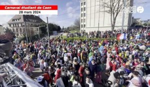 VIDÉO. Carnaval de Caen : la foule est présente à quelques minutes du top départ !