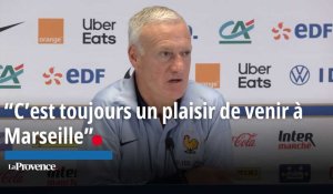 Football - équipe de France : "Toujours un plaisir de venir à Marseille", assure Didier Deschamps